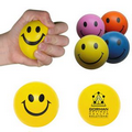 2.75" Smiley Face Stress Ball